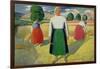 The Harvesters, 1909-10-Kasimir Malevich-Framed Giclee Print
