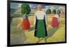 The Harvesters, 1909-10-Kasimir Malevich-Framed Giclee Print