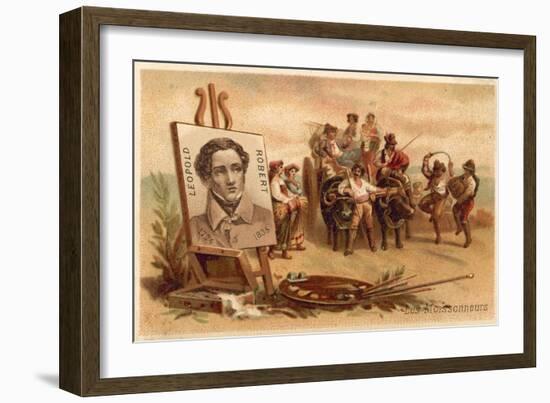 The Harvesters by Louis Leopold Robert-Louis Leopold Robert-Framed Giclee Print