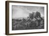 'The Harvesters', c1885, (1912)-Julien Dupre-Framed Giclee Print