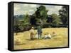 The Harvesters Rest, Montfoucault; Le Repos Des Moissoneurs, Monfoucault, 1875-Camille Pissarro-Framed Stretched Canvas