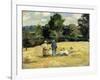 The Harvesters Rest, Montfoucault; Le Repos Des Moissoneurs, Monfoucault, 1875-Camille Pissarro-Framed Giclee Print