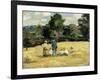 The Harvesters Rest, Montfoucault; Le Repos Des Moissoneurs, Monfoucault, 1875-Camille Pissarro-Framed Giclee Print