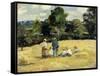 The Harvesters Rest, Montfoucault; Le Repos Des Moissoneurs, Monfoucault, 1875-Camille Pissarro-Framed Stretched Canvas