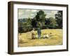 The Harvesters Rest, Montfoucault; Le Repos Des Moissoneurs, Monfoucault, 1875-Camille Pissarro-Framed Giclee Print