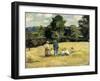 The Harvesters Rest, Montfoucault; Le Repos Des Moissoneurs, Monfoucault, 1875-Camille Pissarro-Framed Giclee Print