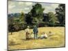 The Harvesters Rest, Montfoucault; Le Repos Des Moissoneurs, Monfoucault, 1875-Camille Pissarro-Mounted Giclee Print