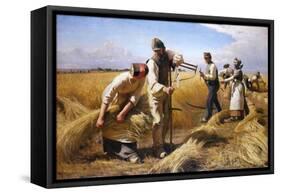 The Harvesters-Hans Brasen-Framed Stretched Canvas