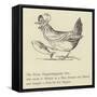 The Hasty Higgledipiggledy Hen-Edward Lear-Framed Stretched Canvas