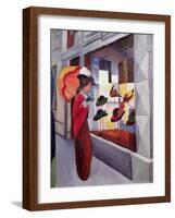 The Hat Shop-Auguste Macke-Framed Giclee Print