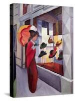 The Hat Shop-Auguste Macke-Stretched Canvas