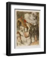 The Hatpin, C.1897-Pierre-Auguste Renoir-Framed Giclee Print