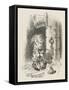 The Hatter in Prison-John Tenniel-Framed Stretched Canvas