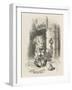 The Hatter in Prison-John Tenniel-Framed Art Print