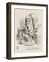 The Hatter Sings-John Tenniel-Framed Art Print