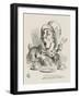 The Hatter Sings-John Tenniel-Framed Art Print