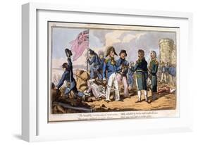 The Haughty Commandant Now Came ... from the Adventures of a Post Captain-Charles Williams-Framed Giclee Print