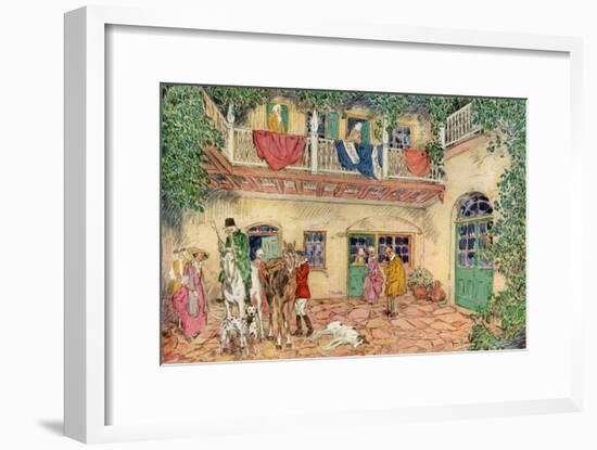 The Haunted House, New Orleans, Louisiana, USA, C18th Century-James Preston-Framed Giclee Print