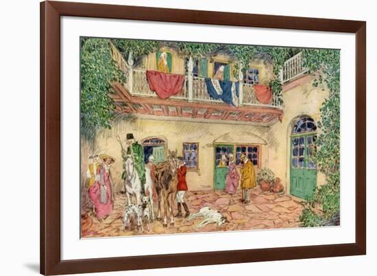 The Haunted House, New Orleans, Louisiana, USA, C18th Century-James Preston-Framed Giclee Print