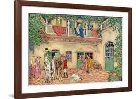 The Haunted House, New Orleans, Louisiana, USA, C18th Century-James Preston-Framed Giclee Print