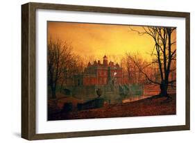 The Haunted House-John Atkinson Grimshaw-Framed Giclee Print