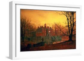 The Haunted House-John Atkinson Grimshaw-Framed Giclee Print