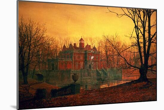 The Haunted House-John Atkinson Grimshaw-Mounted Giclee Print