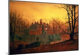 The Haunted House-John Atkinson Grimshaw-Mounted Giclee Print