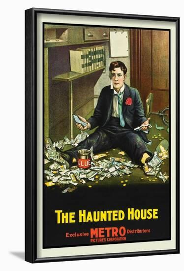 The Haunted House-Metro-Framed Art Print