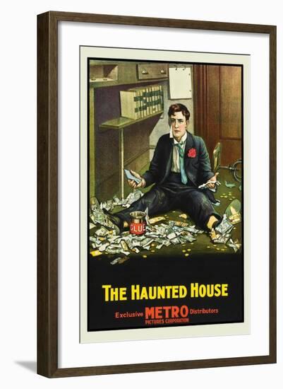 The Haunted House-Metro-Framed Art Print