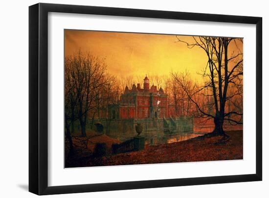 The Haunted House-John Atkinson Grimshaw-Framed Giclee Print