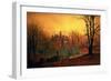 The Haunted House-John Atkinson Grimshaw-Framed Giclee Print