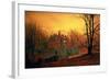 The Haunted House-John Atkinson Grimshaw-Framed Giclee Print