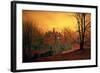 The Haunted House-John Atkinson Grimshaw-Framed Giclee Print