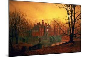 The Haunted House-John Atkinson Grimshaw-Mounted Giclee Print