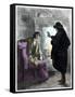 The Haunted Man by Charles Dickens-Frederick Barnard-Framed Stretched Canvas