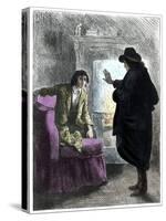 The Haunted Man by Charles Dickens-Frederick Barnard-Stretched Canvas
