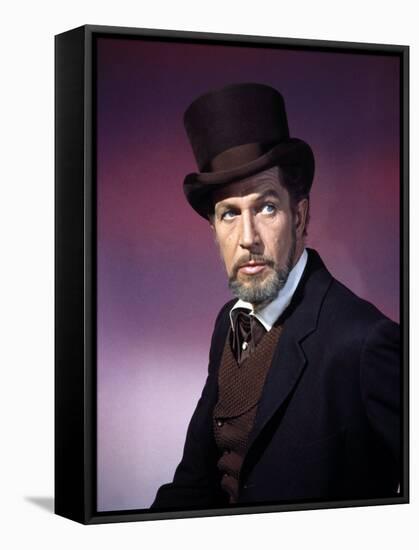 The Haunted Palace, Vincent Price, 1963-null-Framed Stretched Canvas