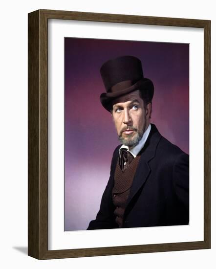 The Haunted Palace, Vincent Price, 1963-null-Framed Photo