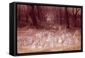 The Haunted Park-Richard Doyle-Framed Stretched Canvas