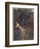 The Haunted Wood C1903-Arthur Rackham-Framed Photographic Print