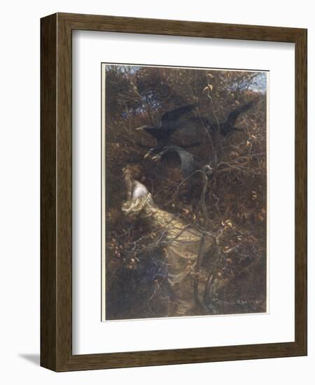 The Haunted Wood C1903-Arthur Rackham-Framed Photographic Print