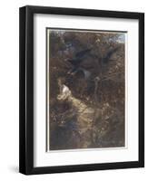 The Haunted Wood C1903-Arthur Rackham-Framed Photographic Print