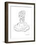 The Having a Rest Princess-Olga And Alexey Drozdov-Framed Giclee Print