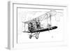 The Hawker Danecock Aeroplane, C1920S-James Hay Stevens-Framed Giclee Print