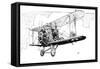 The Hawker Danecock Aeroplane, C1920S-James Hay Stevens-Framed Stretched Canvas