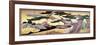 The Hawks in the Pines, 6 Panel Folding Screen-Kano Eitoku-Framed Giclee Print