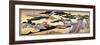 The Hawks in the Pines, 6 Panel Folding Screen-Kano Eitoku-Framed Giclee Print