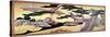 The Hawks in the Pines, 6 Panel Folding Screen-Kano Eitoku-Stretched Canvas