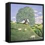 The Hawthorn Tree, 1981-Liz Wright-Framed Stretched Canvas